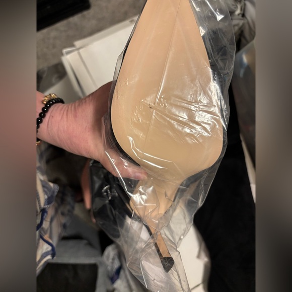 NIB Good American Women's Suede Stiletto Pointed Toe  Over the Knee Boots Sz 12 - Picture 14 of 14